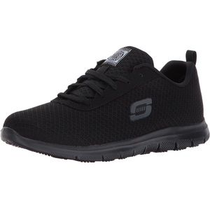 Black Slip Resistant Sketchers